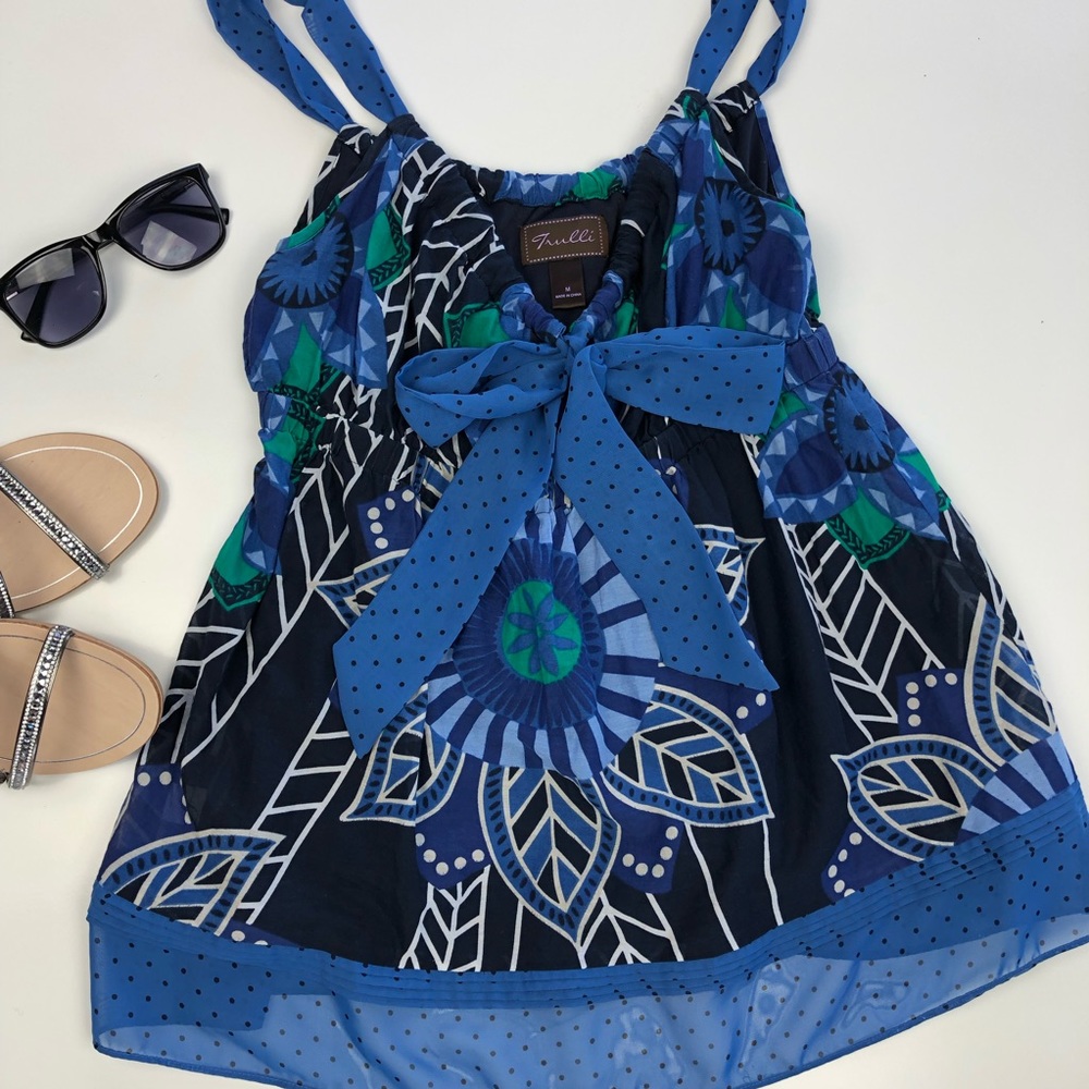 Anthropologie Trulli Sleeveless Top Sz M